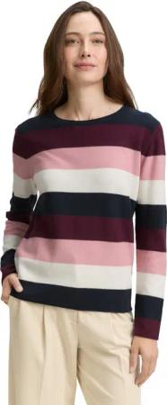TOM TAILOR Strickpullover "Otto", mit Viskose