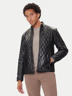 JOOP! Lederjacke 17 Boys 1500150 80000851 Schwarz Regular Fit