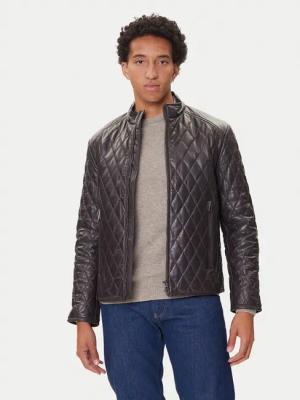 JOOP! Lederjacke 17 Boys 1500150 80000851 Braun Regular Fit