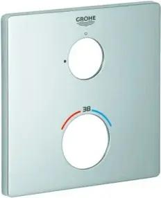 Grohe Rosette 49076 eckig für THM-Fertigmontagesets chrom