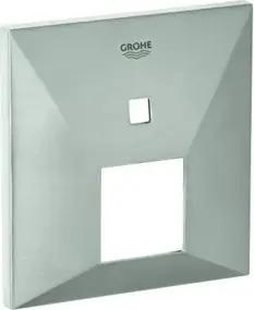 Grohe Rosette 48437 eckig für EHM- Fertigmontagesets 2 ASV supersteel