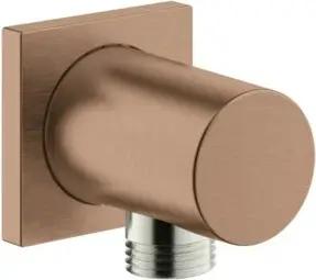 Grohe Wandanschlussbogen Rainshower 1/2, eck Rosette, warm sunset gebürstet