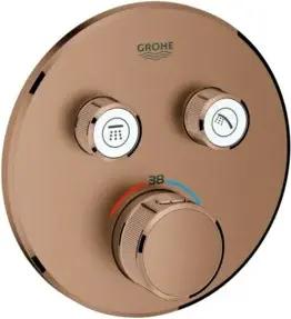 Grohe Fertigset Grohtherm Smartcontrol w suns geb., rd, UP-THM, 2 Absperrvtl.
