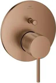 Grohe Fertigmontageset Atrio UP-Wannen-Einhebelmischer, warm sunset gebürstet