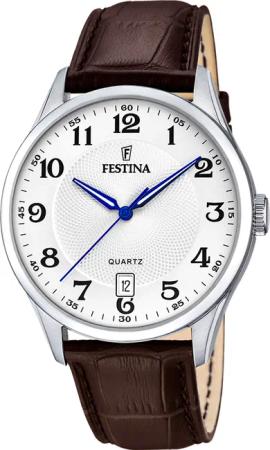 Festina F20426/1 Klassik Herrenuhr 43mm 5ATM