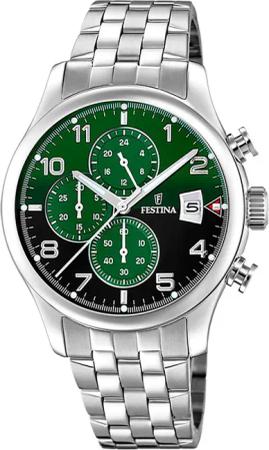 Festina F20374/7 Timeless Chronograph Herrenuhr 43mm 10ATM