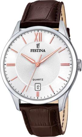 Festina F20426/4 Klassik Herrenuhr 43mm 5ATM