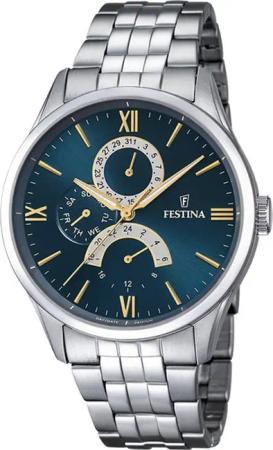 Festina F16822/A Retro Herrenuhr 43mm 5ATM