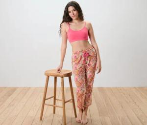 Tchibo - Pyjamahose - Damen - Gr. S - mehrfarbig