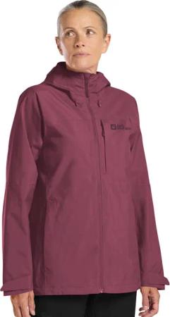 Jack Wolfskin Tempest 2L Jacket Women Regenjacke Damen S red raisin