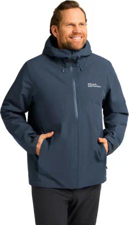 Jack Wolfskin Wisper Ins Jacket Men Wasserdichte Isolationsjacke Herren XL multi color midnight sky / dark navy