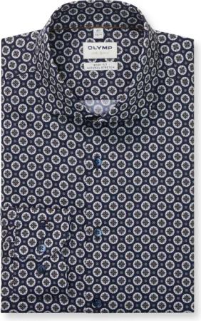 OLYMP Level Five, Business Hemd, body fit, Blau, Kent, 45