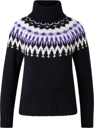 BOGNER Norweger-Pullover Ingrid für Damen - Navy-Blau/Off-White/Violett - 44