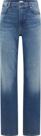 Mustang Damen Jeans Style Madison Wide mittelblau