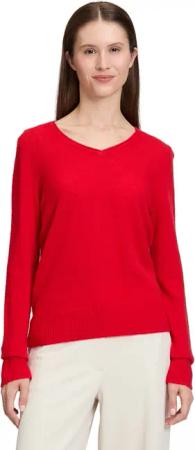 Betty Barclay Strickpullover "Betty Barclay Damen Kaschmir-Pullover mit V-Ausschnitt", (1 tlg.), Strick