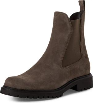 Tamaris Chelseaboots, Blockabsatz, Businessschuh, Schlupfboots mit Stretcheinsätzen