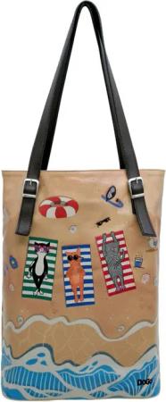 DOGO Umhängetasche "Tall Bag Damen Schultertasche Koala Hug Damen Schultertasche", Handgefertigt