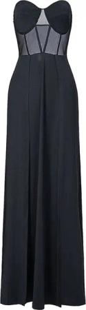 Moda Minx Jerseykleid "Aimee Slit Dress", mit wunderschönem Korsett