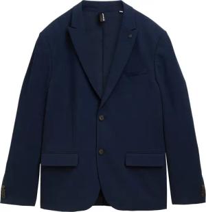 TOM TAILOR Herren Regular Fit Sakko, blau, Uni, Gr. 54