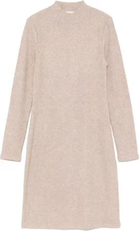 Vince - Rib L/S Short Dress - Größe M - grau