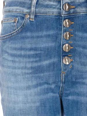 Dondup - High-Rise Vintage-Style Denim Jeans - Größe 28 - blau