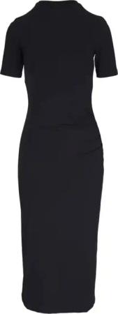 Vince - S/S Side Drape Dress - Größe M - schwarz
