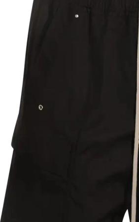 Rick Owens - Relaxed-Fit Black Trousers With Cargo Pockets - Größe 48 - schwarz