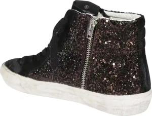Golden Goose Low-Top Sneaker - High-Top Sneakers With Glitter Upper - Gr. 37 (EU) - in Braun - für Damen