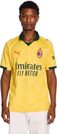 Puma Ac Milan Third 25-26 Herren Trikots/Replikate - Gelb - Größe S - Poly Jersey