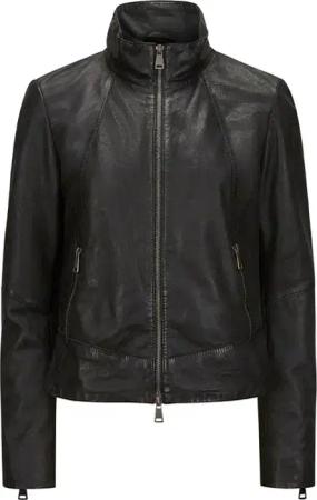 MILESTONE Damen Jacke Kiba schwarz Leder