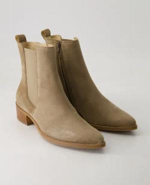 Paul Green Schuhe - 8271 Veloursleder und Textil (Beige, Gr. 39)