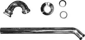 Duravit Bidet-Röhrensiphon 1 1/4", m verlängertem Ablaufrohr, chrom