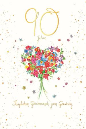 Skorpion Grußkarten 90. Geburtstag`s Art -