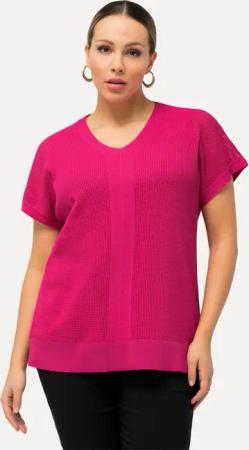 Ulla Popken Strickpullover Pullover Struktur Oversized