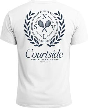 Neverless Print-Shirt Herren T-Shirt Backprint Tennis
