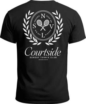 Neverless Print-Shirt Herren T-Shirt Backprint Tennis