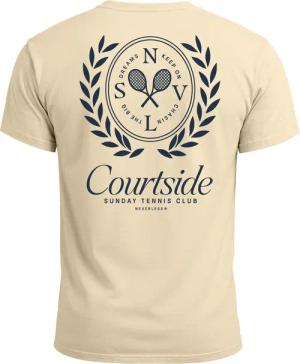 Neverless Print-Shirt Herren T-Shirt Backprint Tennis