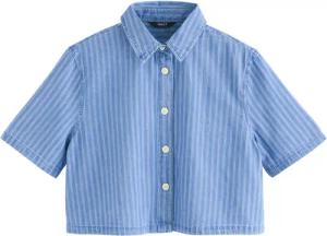 Next Jeanshemd Kurzärmeliges Jeanshemd aus 100 %