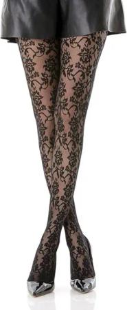 cofi1453 Feinstrumpfhose Damen Strumpfhose mit Muster