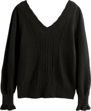 LAURA ASHLEY V-Ausschnitt-Pullover Laura Ashley V-Ausschnitt-Pullover,