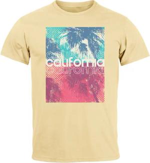 Neverless Print-Shirt Herren T-Shirt Top California