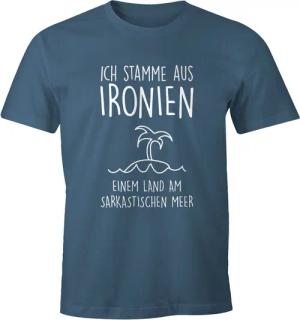 MoonWorks Print-Shirt Herren T-Shirt Ich stamme