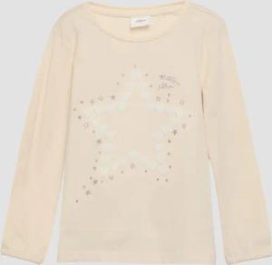 s.Oliver Langarmshirt Langarmshirt mit Glitter-Print und