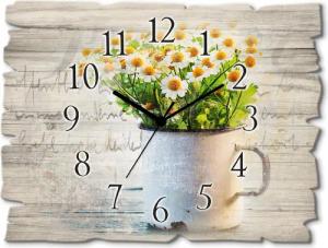 Artland Wanduhr Frühlingsgarten mit Gänseblümchen (wahlweise