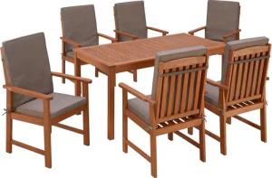 MERXX Garten-Essgruppe Montana, (13-tlg., 6x Sessel,