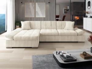 MIRJAN24 Ecksofa Malwi Cord, mit Schlaffunktion