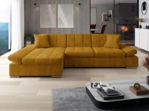 MIRJAN24 Ecksofa Malwi Cord, mit Schlaffunktion