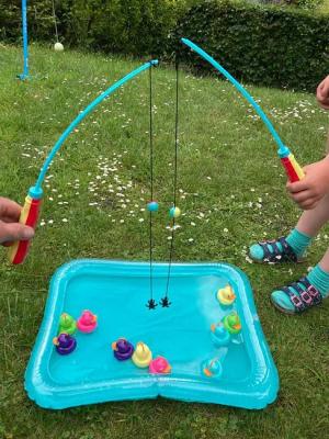 Koopman Badespielzeug Entenangeln Kinderspiel Gartenspiel 57x42