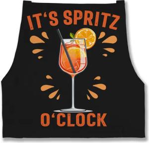 Shirtracer Kochschürze Its Spritz o Clock