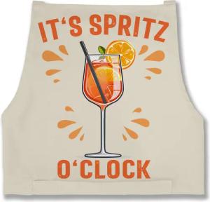 Shirtracer Kochschürze Its Spritz o Clock